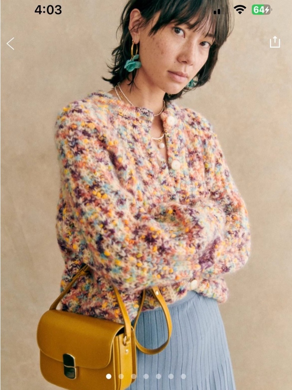 Sezane Emile cardigan size S